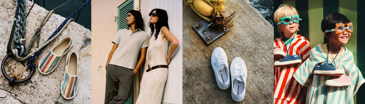 Superga: New Arrivals SS26 for Men, Women, and Kids Sneakers, Sandals, Boots and Mules for Casual Spring Outfits