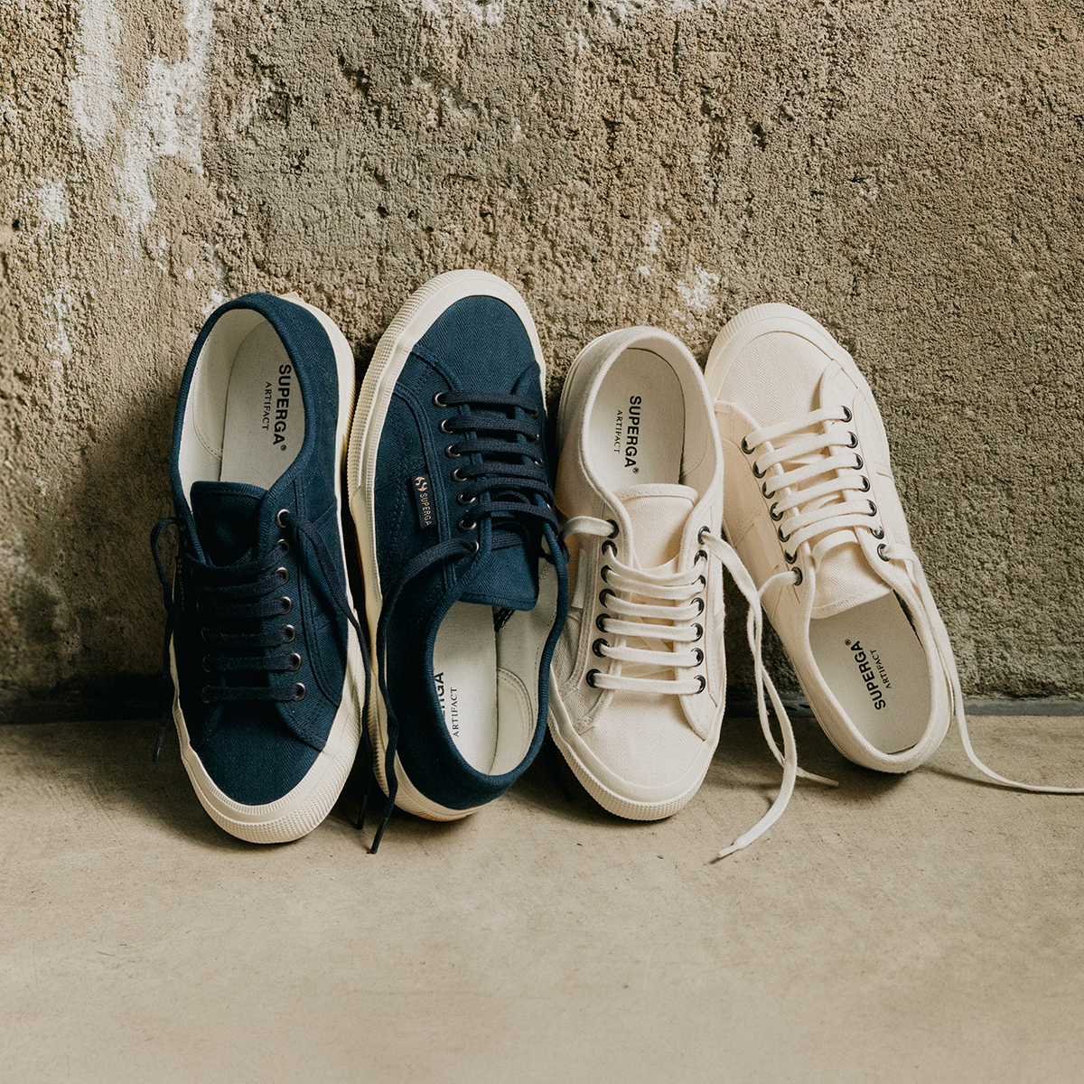 Superga: Men’s & Women’s Shoes Superga Artifact Canvas Shoes and Boots: ’70s Workwear Style