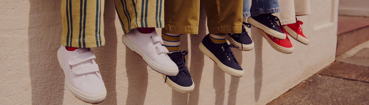 Superga: Back to School Superga Kids The 2750 Kids is back, with laces or straps