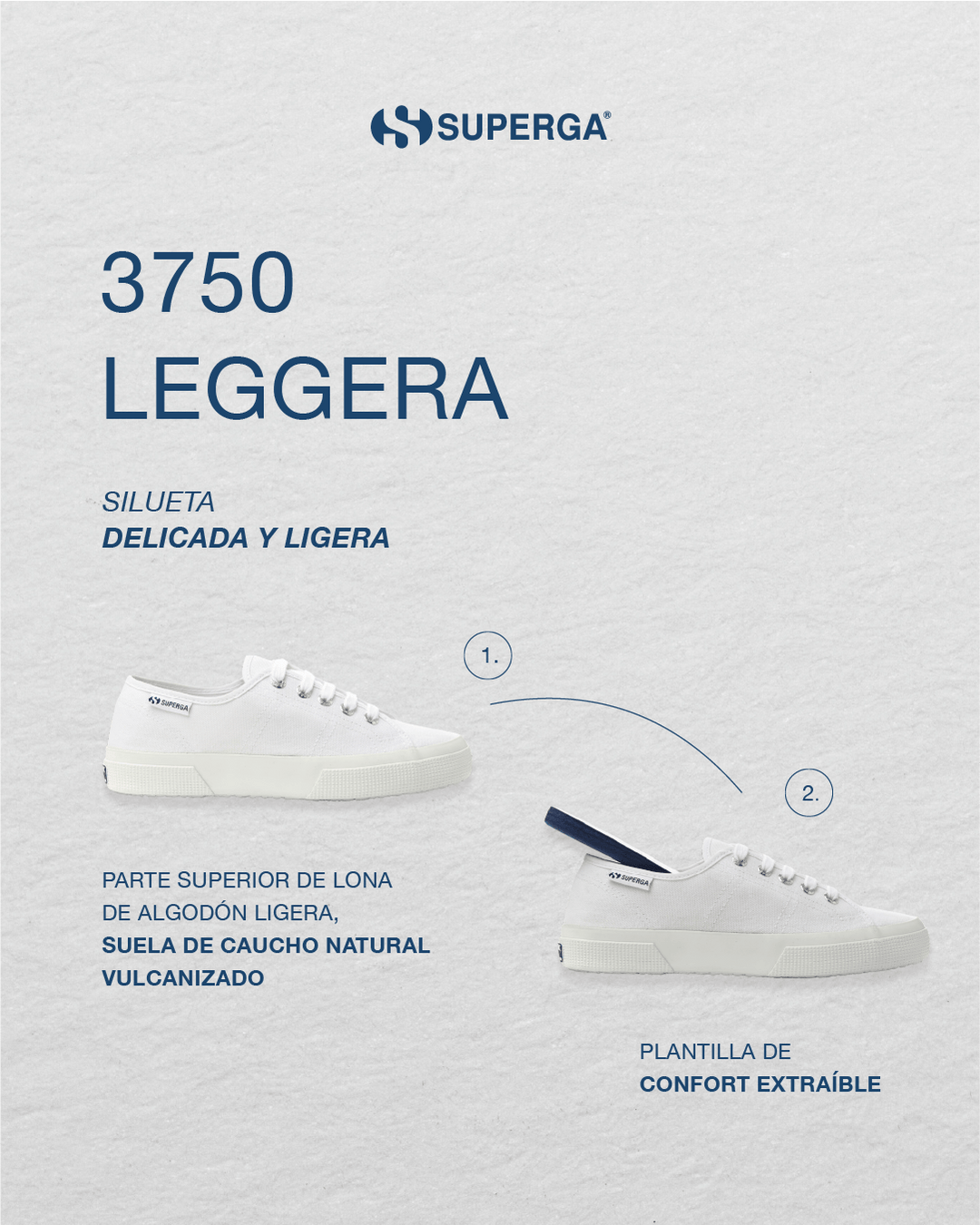 Superga: 3750 LEGGERA Descubre Superga 3750 Leggera, la zapatilla ligera y versátil de...