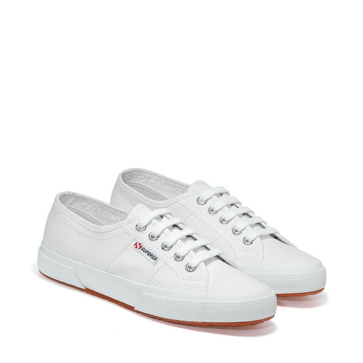 Classic Unisex Sneakers in White with Cotton Upper 2