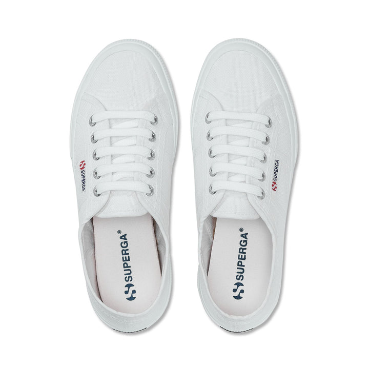 Classic Unisex Sneakers in White with Cotton Upper 4