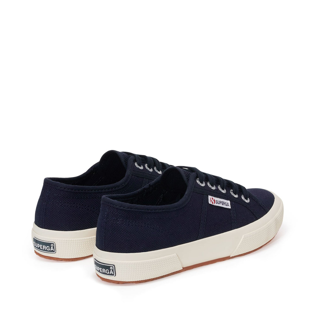 Baskets classiques unisexes bleues avec tige en coton main
