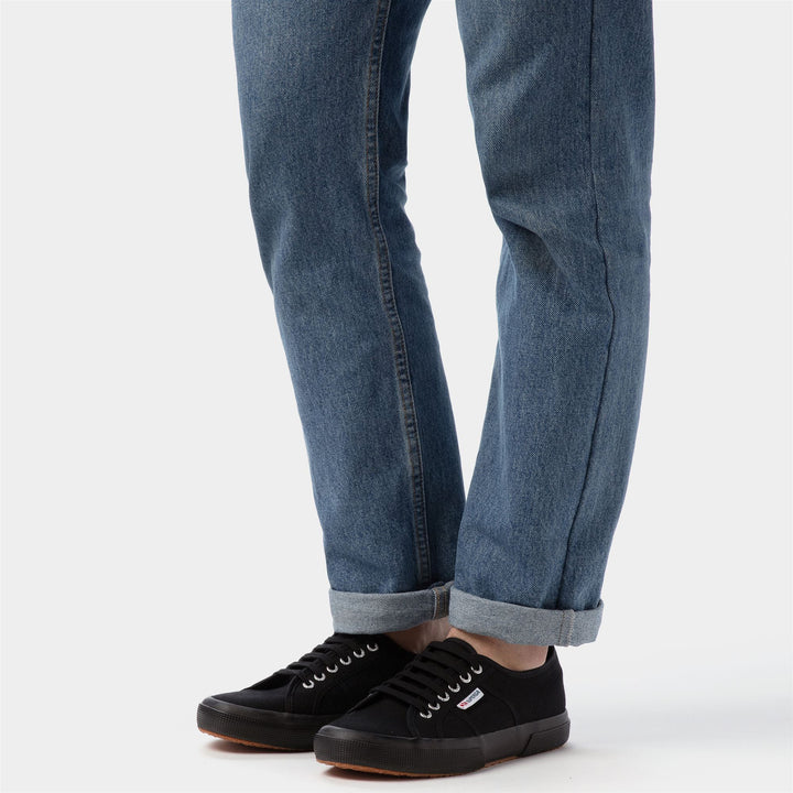 Classic Unisex Sneakers in Black with Cotton Upper 6