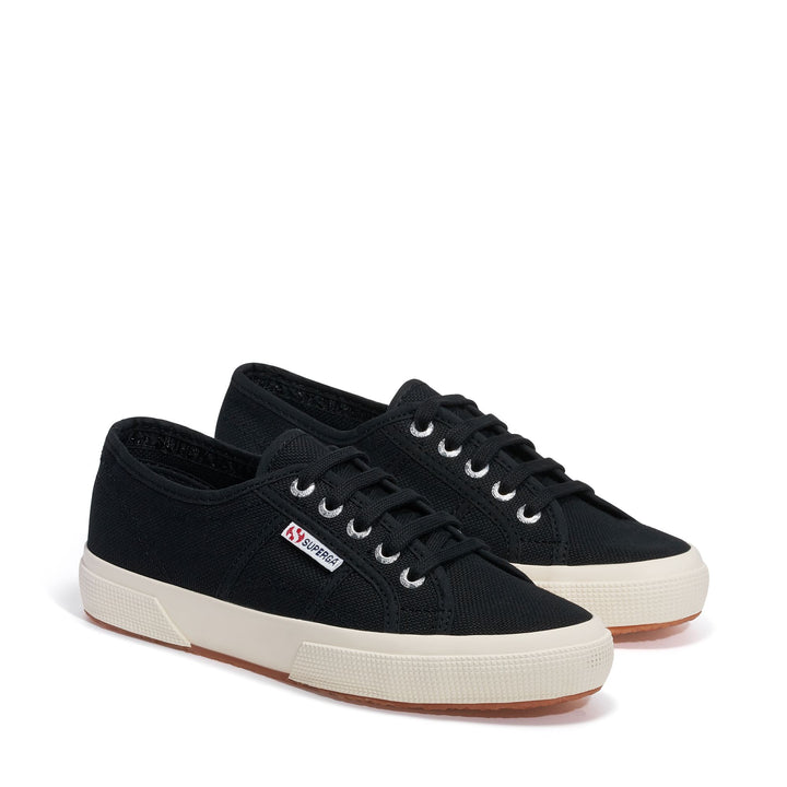 Classic Unisex Sneakers in Black with Cotton Upper 2