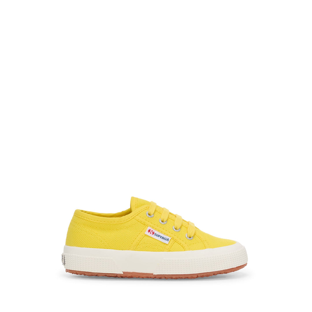 Children's Sneakers in Yellow with Cotton Upper 01