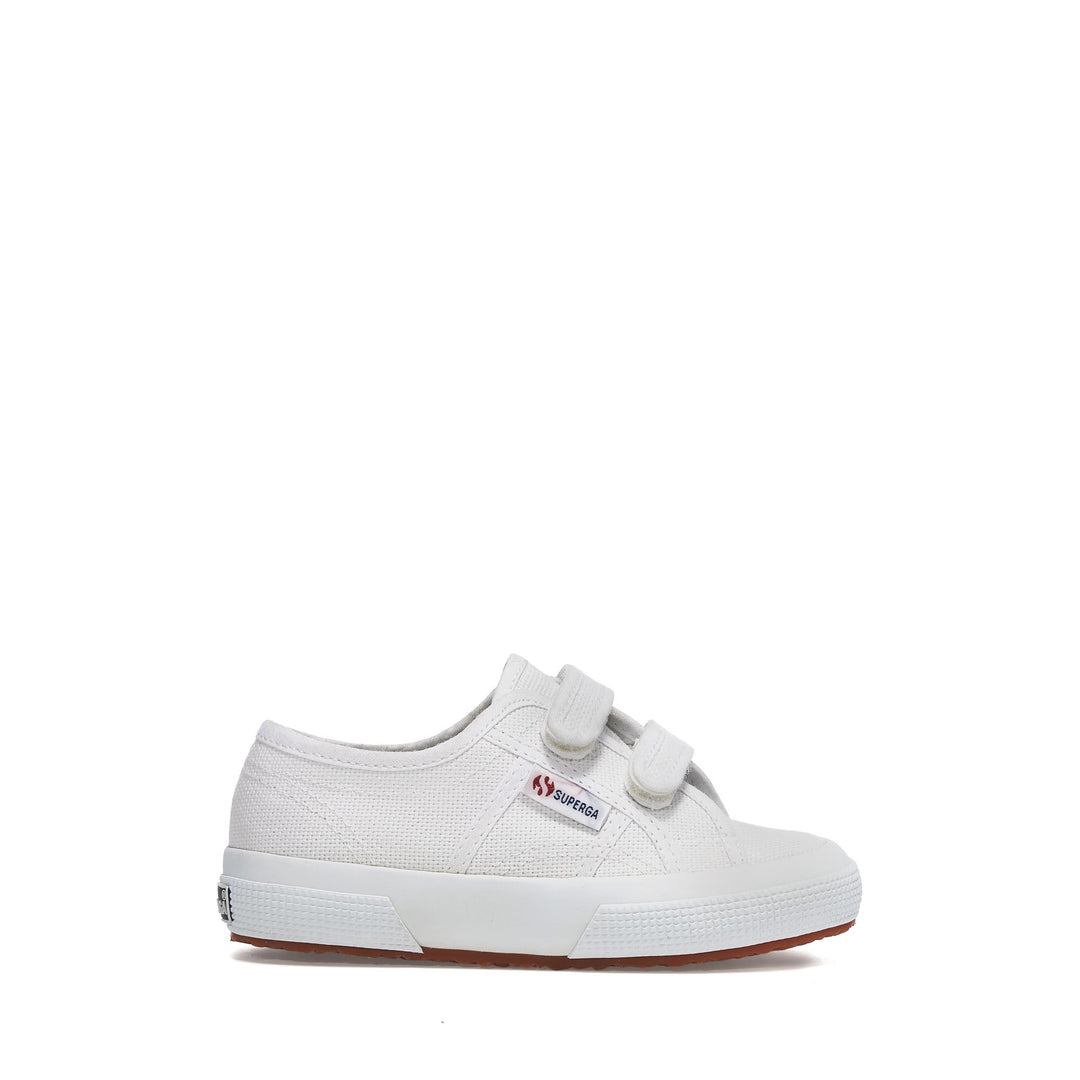 Children's Sneakers White Color with Cotton Upper 01