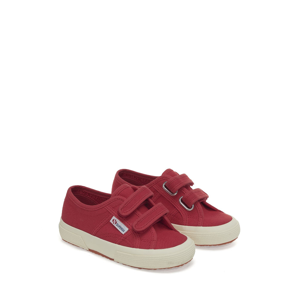 Children's Sneakers Red Color with Cotton Upper 02