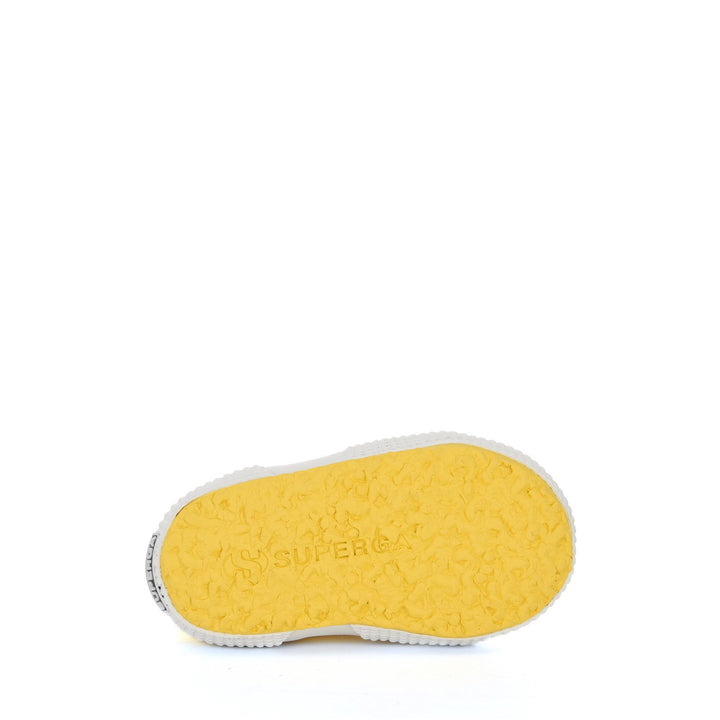 Children's Sneakers Yellow Color with Cotton Upper 5