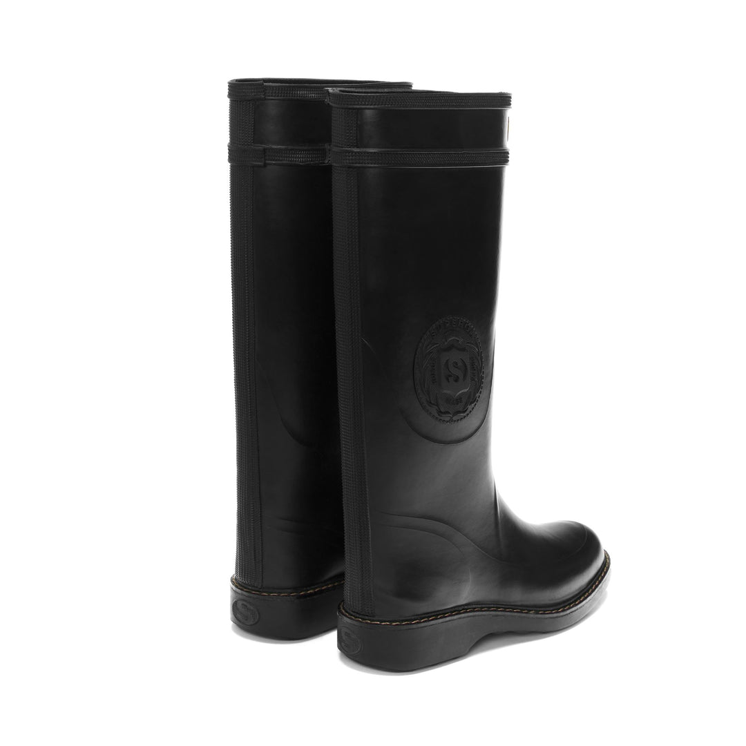 High Rubber Boots Unisex Black Color main