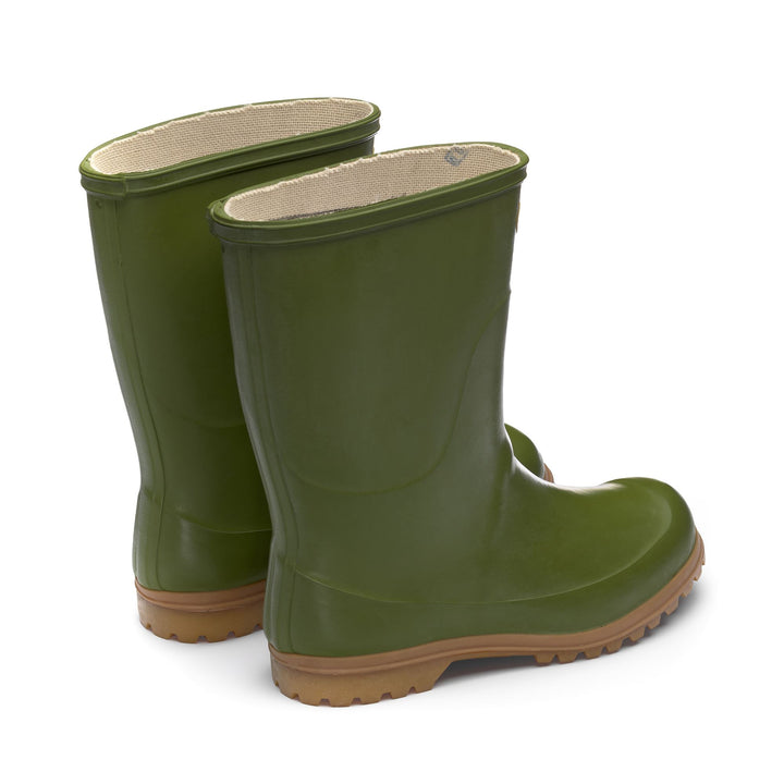 High Rubber Boots Unisex Green Color 3