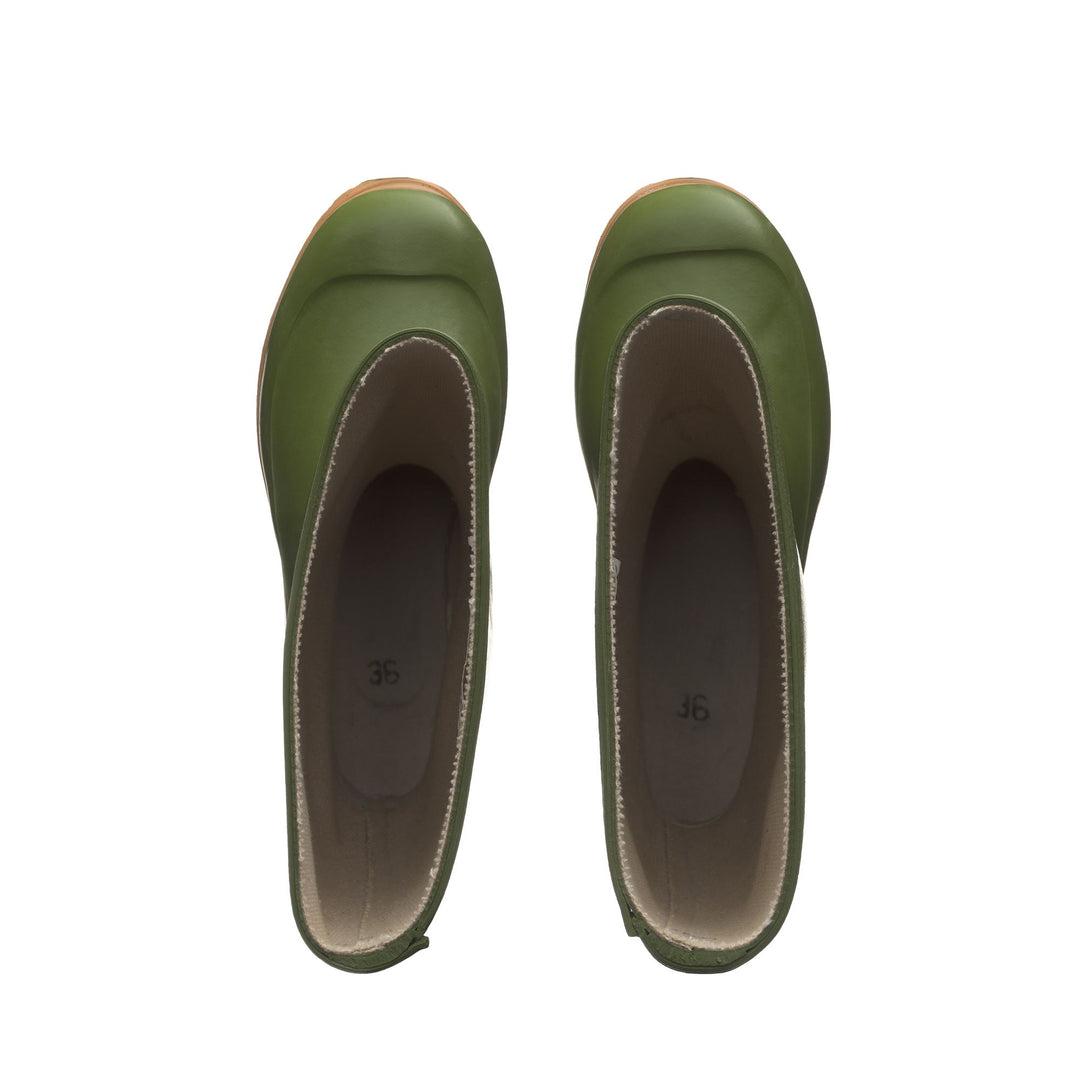 High Rubber Boots Unisex Green Color main