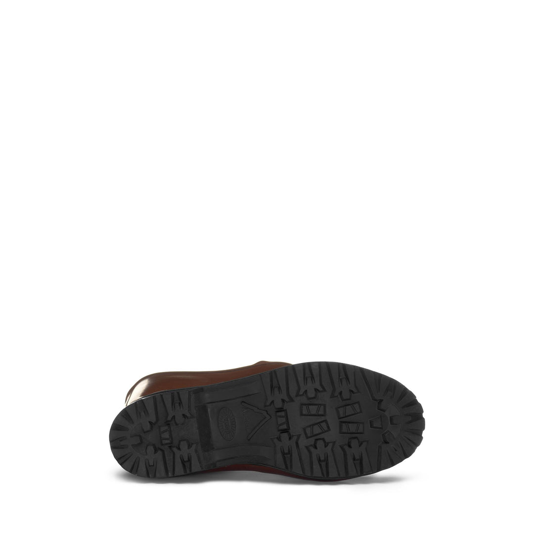 Bottes hautes en caoutchouc unisexes de couleur marron main