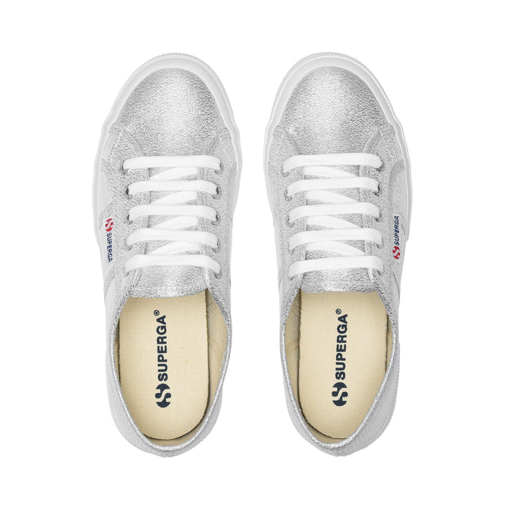 Klassische graue Damen-Sneaker mit Obermaterial aus Baumwolle 4