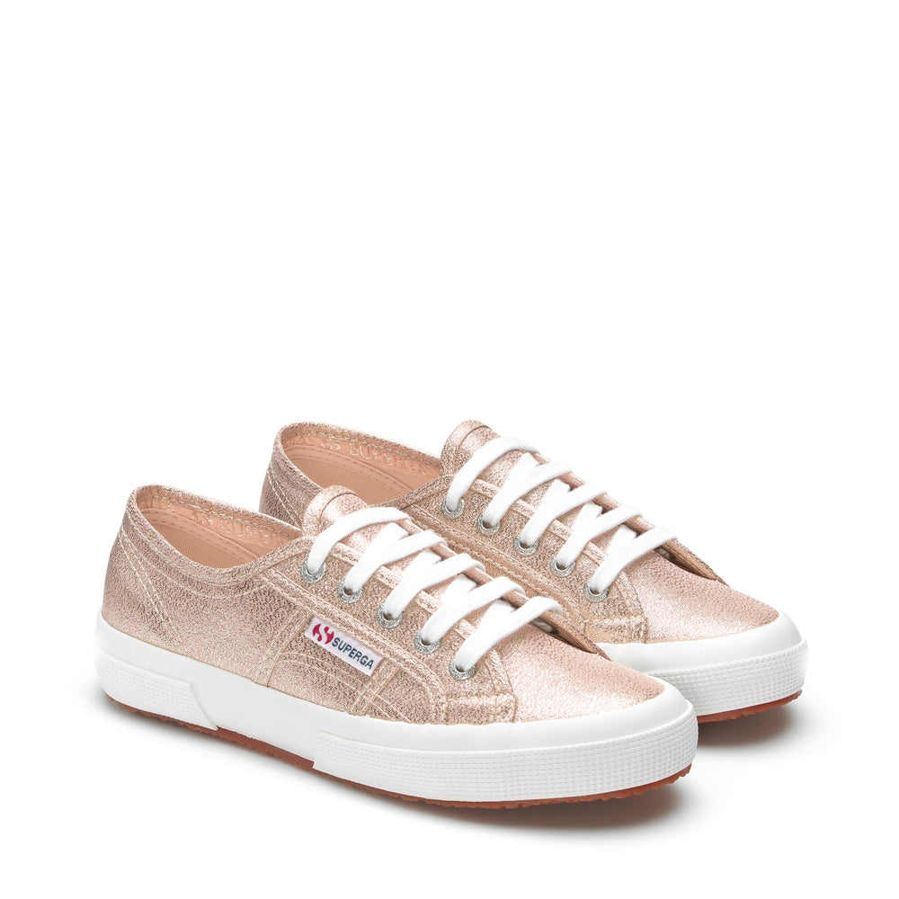Sneakers Platinum Pink Color with Lamé Upper 02