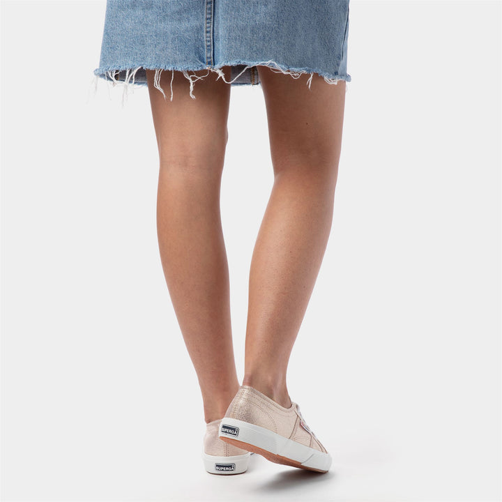 Baskets classiques roses pour femme avec tige en coton 7