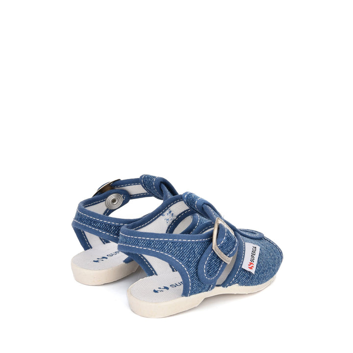 Sandales grises pour enfants avec tige en coton 3