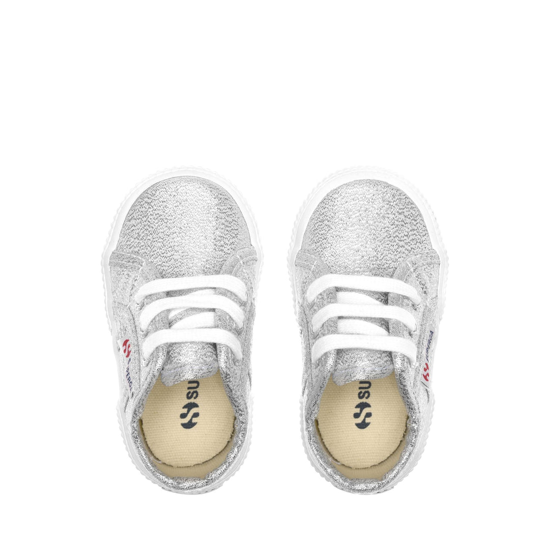 Children's Sneakers Grey Color with Lamé Upper main