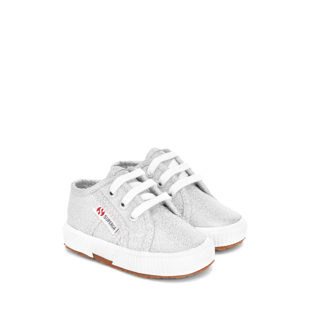 Children's Sneakers Grey Color with Lamé Upper main