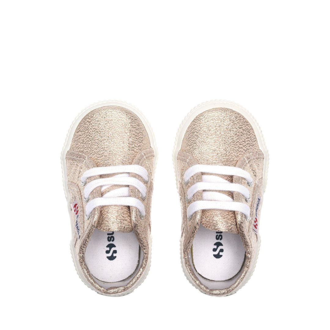 Sneakers per Bambini Colore Rosa Platinum con Tomaia in Lamé main