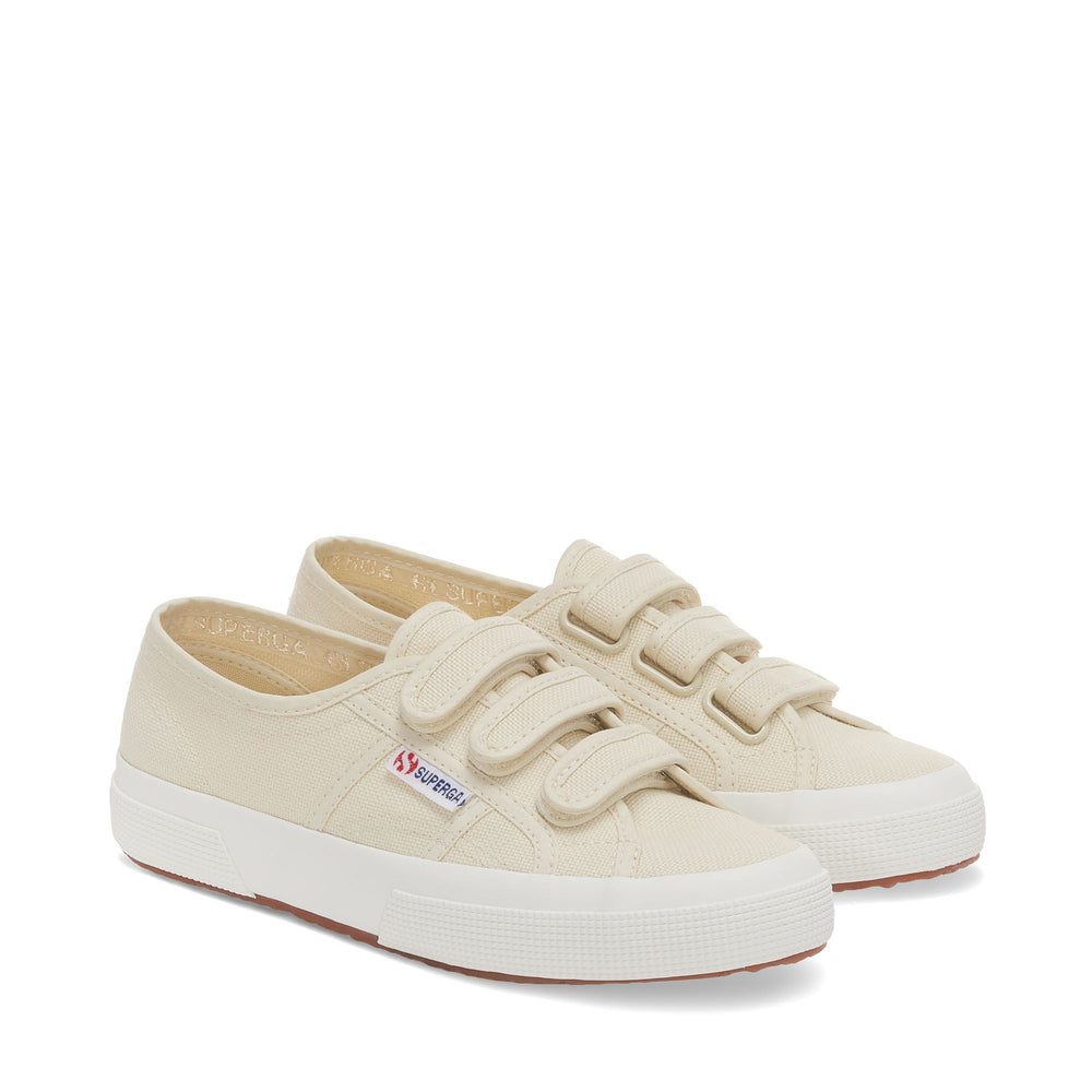 Unisex Beige Sneakers with Cotton Upper 02