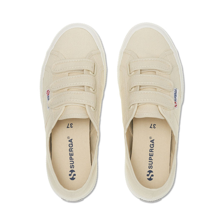 Unisex Beige Sneakers with Cotton Upper 4