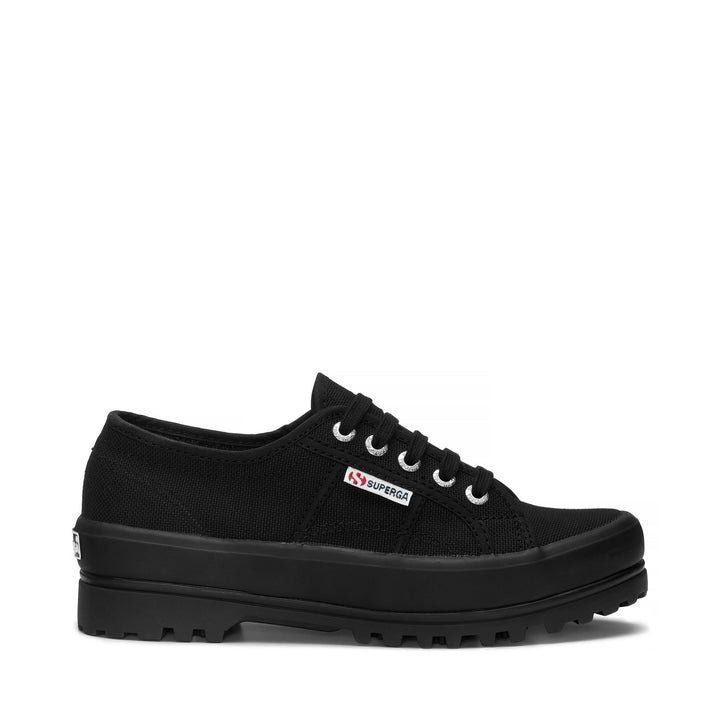 Schwarze Low Cut-Sneakers mit Obermaterial aus Baumwolle 1