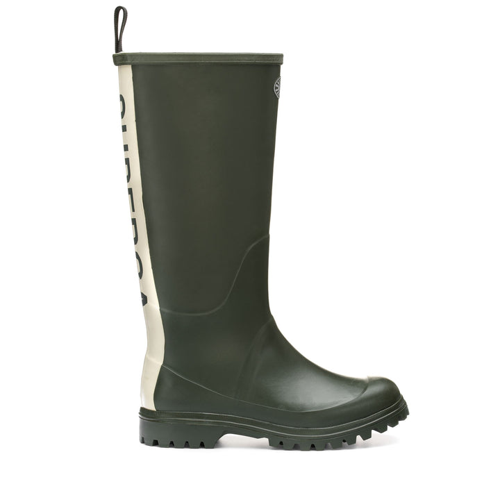 Botas Altas de Goma Unisex Color Verde 1