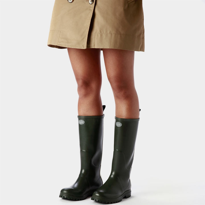 Botas Altas de Goma Unisex Color Verde 6