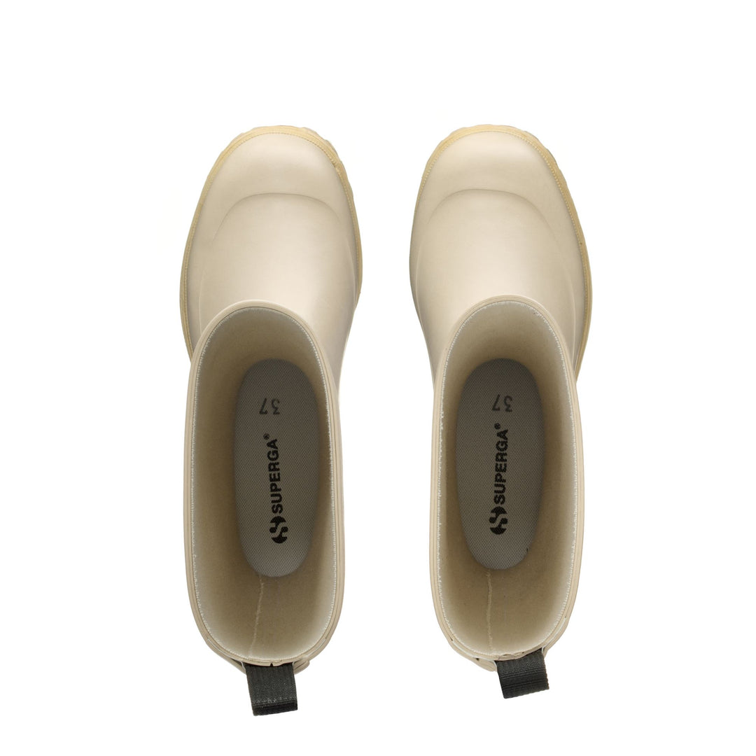 Stivali alti in gomma unisex colore beige main