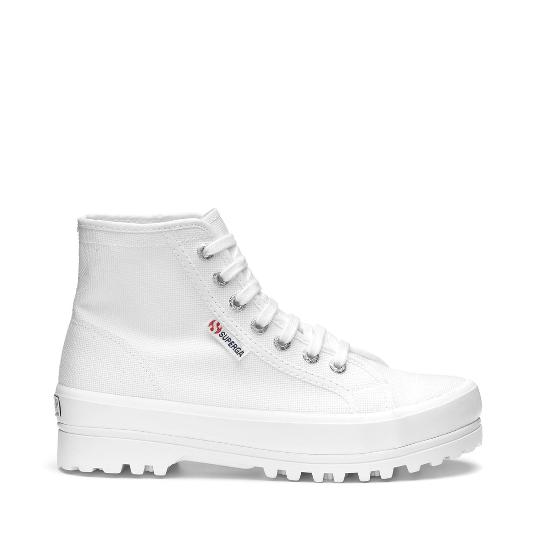 Unisex White Ankle Boots with Cotton Upper 01