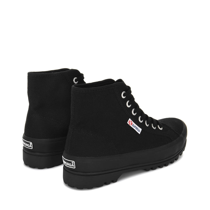 Unisex Full Black Ankle Boots with Cotton Upper 3
