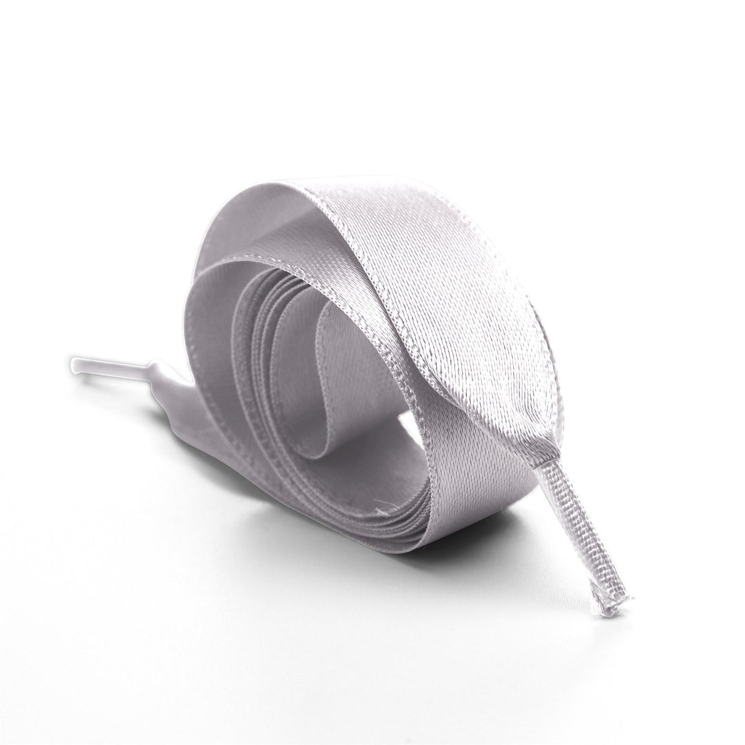 Woman's Grey Laces with Satin Material 01