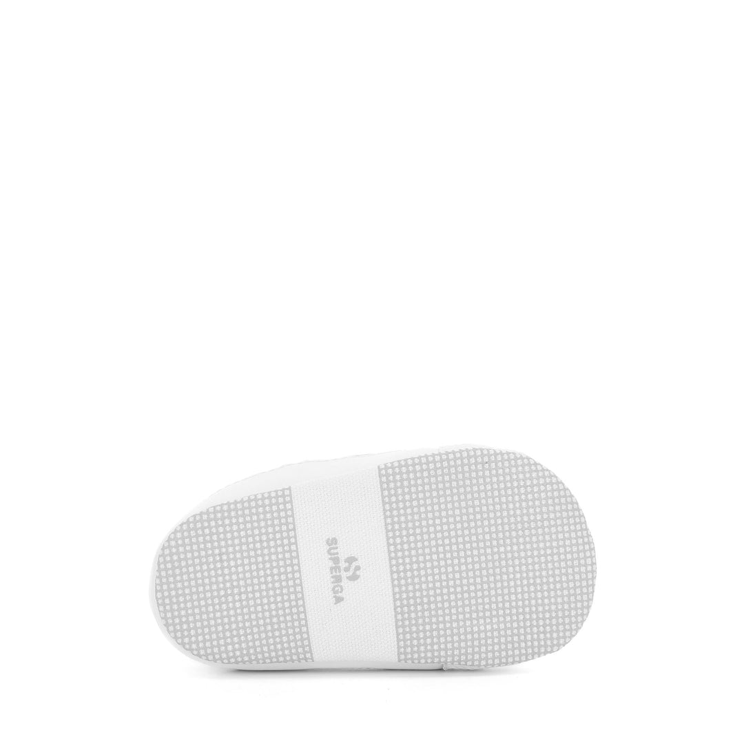 Girl's Low Cut White Sneakers with Macramé Lace Upper main
