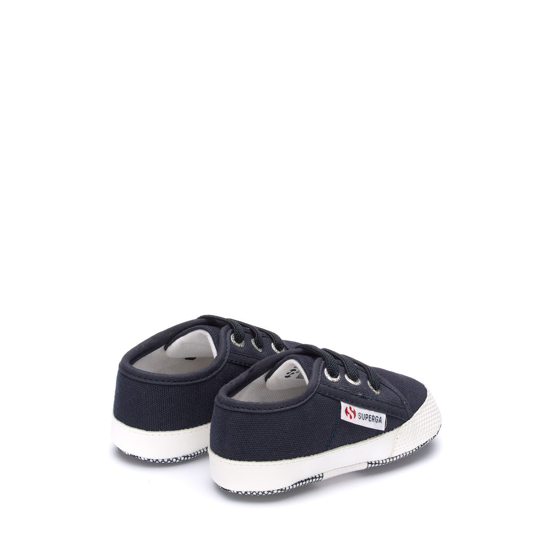Children's Low Cut Sneakers in Blue with Cotton Upper main