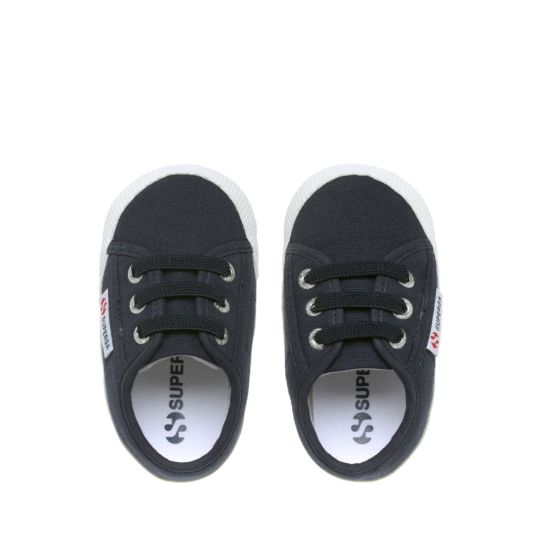 Children's Low Cut Sneakers in Blue with Cotton Upper main