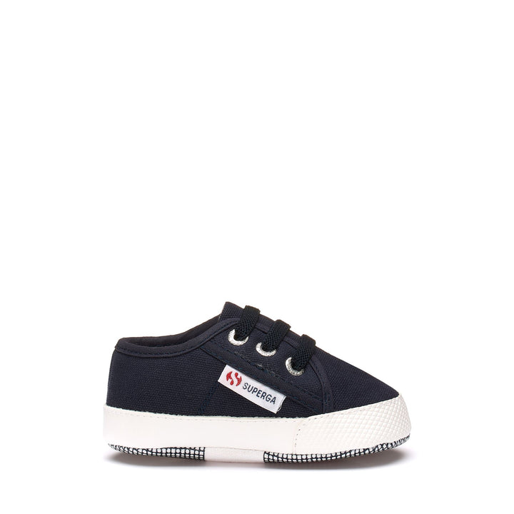 Children's Low Cut Sneakers in Blue with Cotton Upper 1