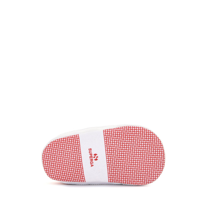Children's Low Cut Sneakers in Red with Cotton Upper 5