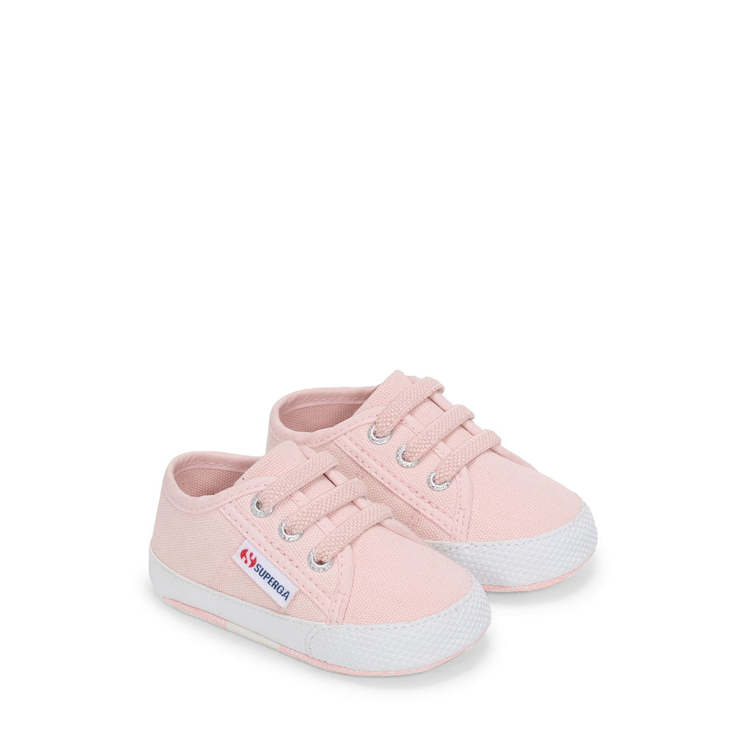 Children's Low Cut Sneakers in Pink with Cotton Upper main