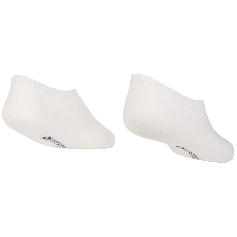 Unisex White No Show Socks with Cotton Material 02