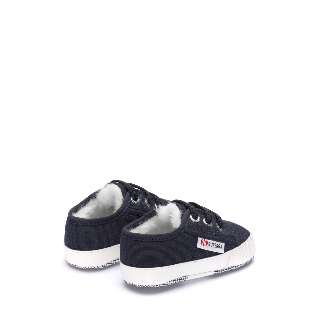 Children's Low Cut Sneakers in Blue with Cotton Upper main