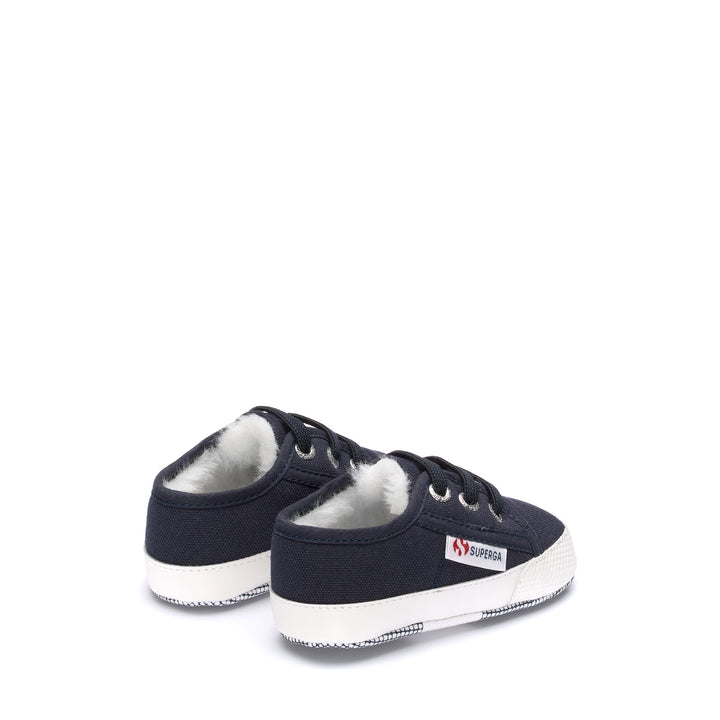 Children's Low Cut Sneakers in Blue with Cotton Upper 3