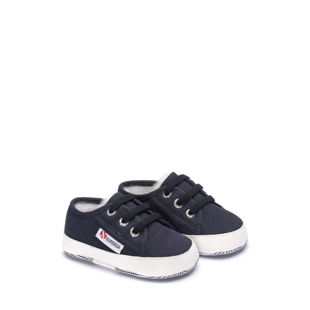 Children's Low Cut Sneakers in Blue with Cotton Upper 02