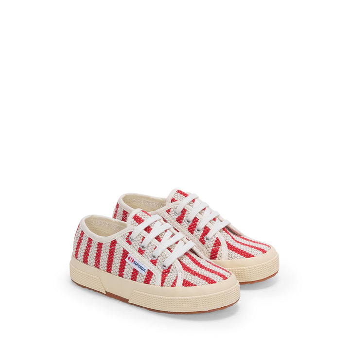 Children's Sneakers in Red with Cotton Upper 2