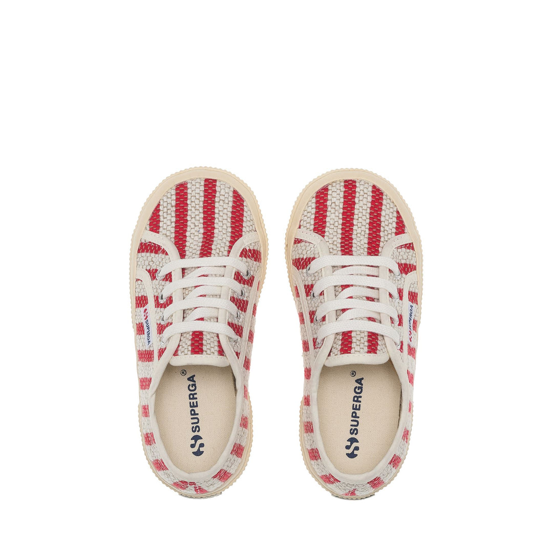 Children's Sneakers in Red with Cotton Upper main