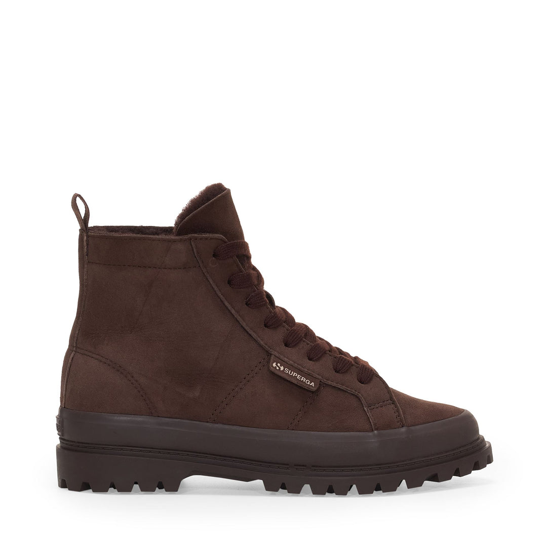2341 ALPINA SHEARLING - Ankle Boots - Mid Cut - Unisex - Full Dk Chocolate-Brown Java 01