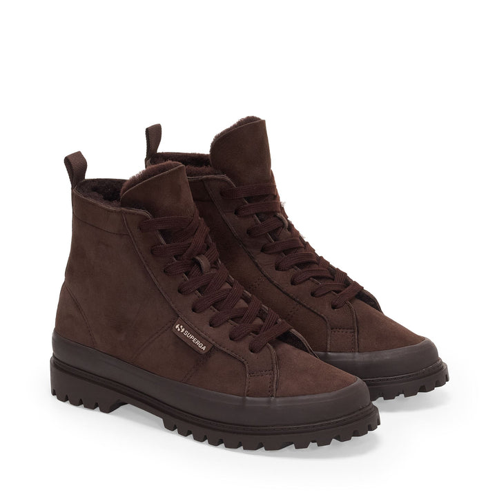 2341 ALPINA SHEARLING - Ankle Boots - Mid Cut - Unisex - Full Dk Chocolate-Brown Java 2