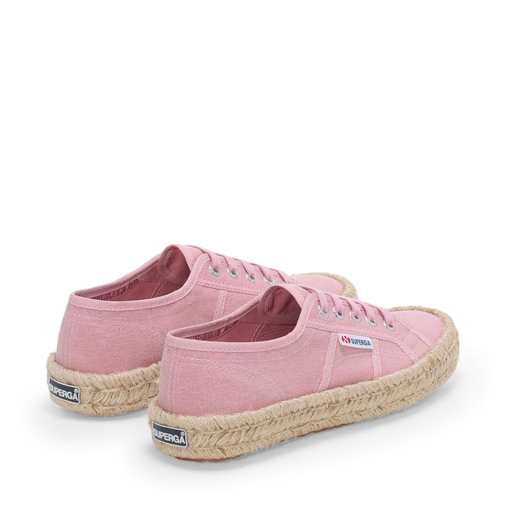 Woman's Low Cut Pink Sneakers with Cotton Upper 3