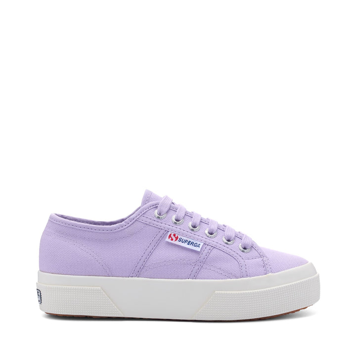 Unisex Violet Platform Sneakers with Cotton Upper 1