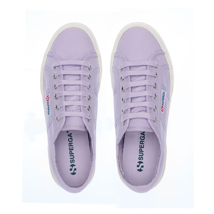 Unisex Violet Platform Sneakers with Cotton Upper 4